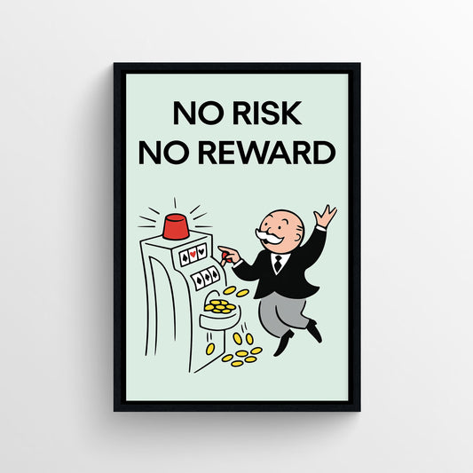 Risk & Reward Monopoly Poster