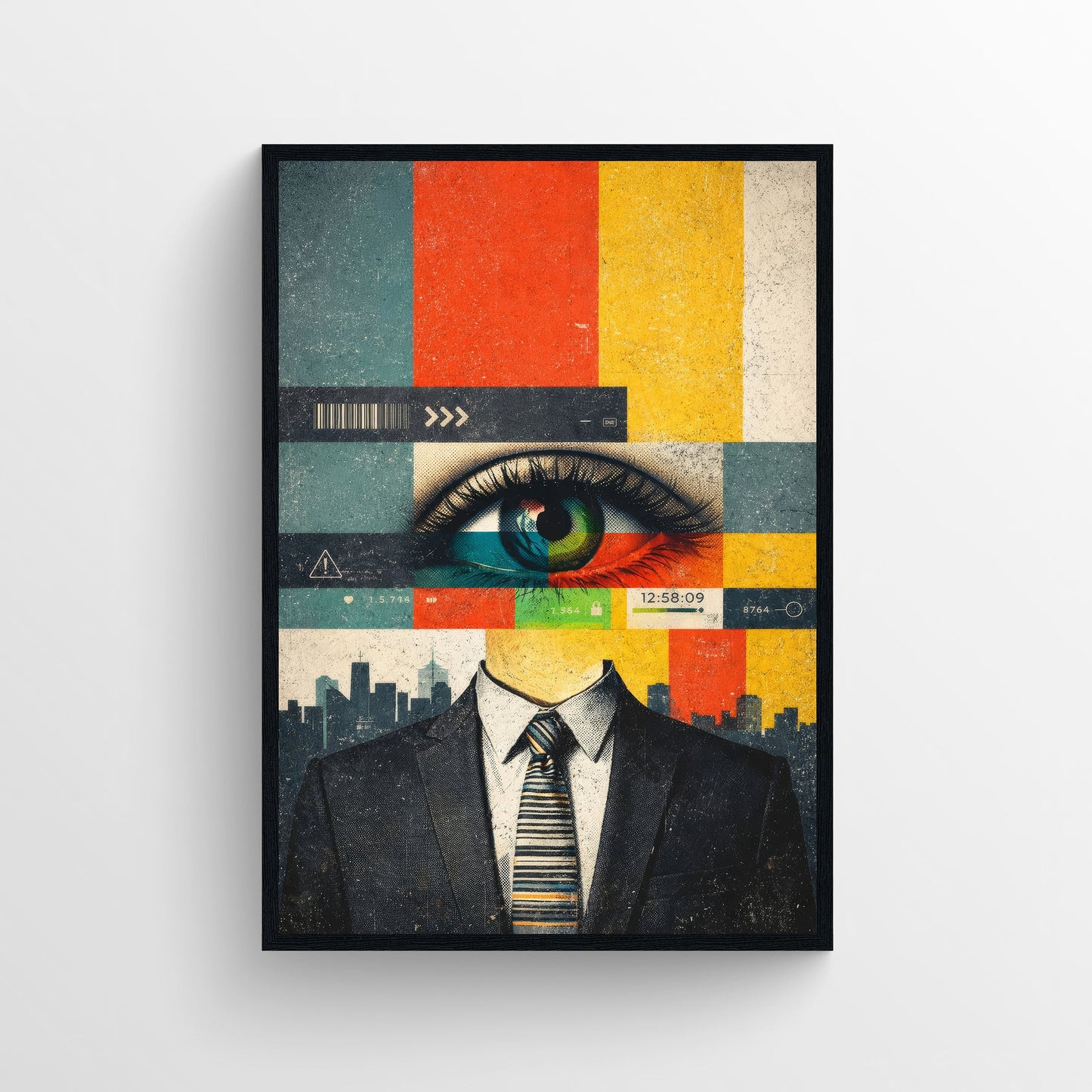 Signal Interruption Trippy Poster
