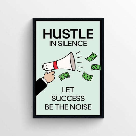 Silent Hustle Monopoly Poster