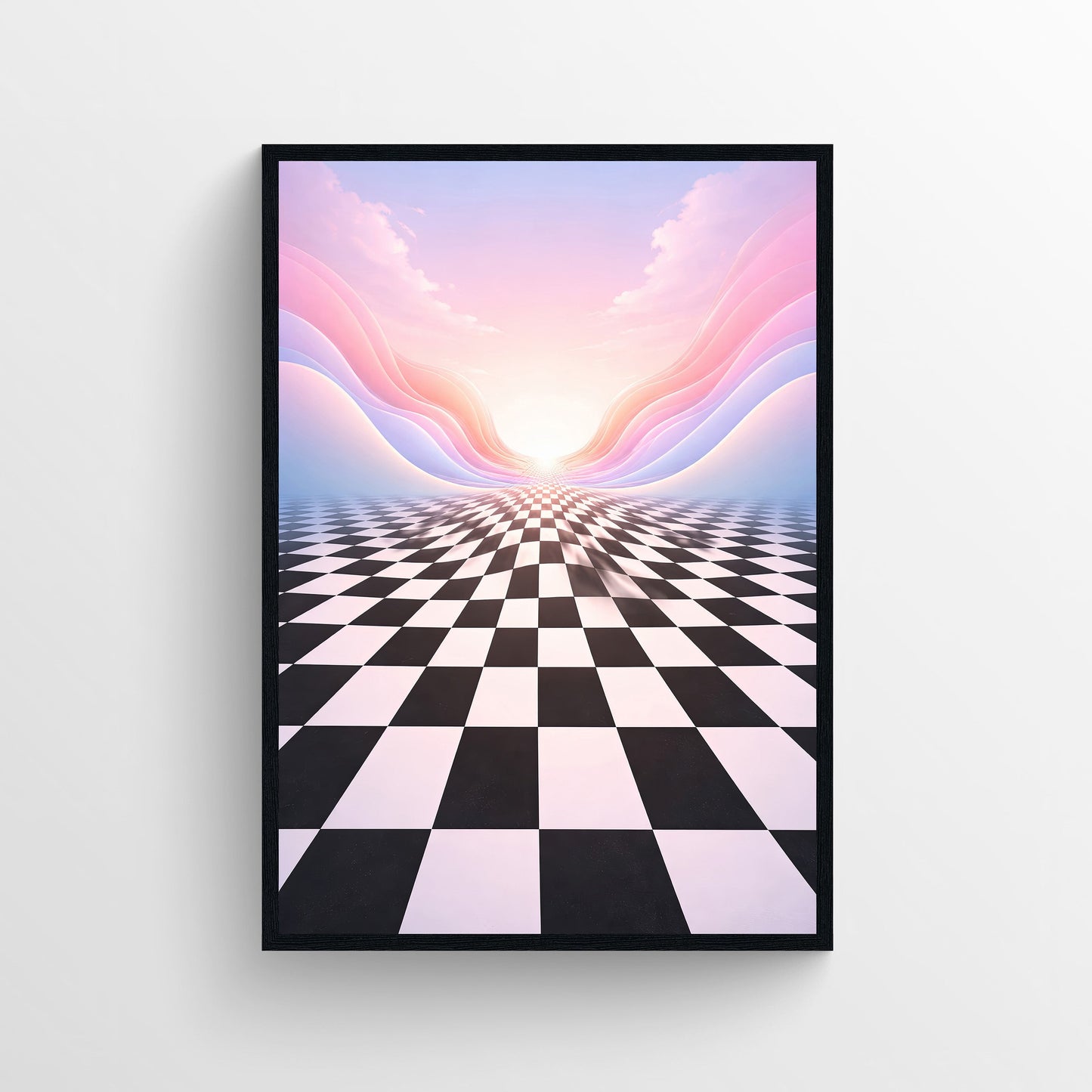 Soft Collapse Trippy Poster