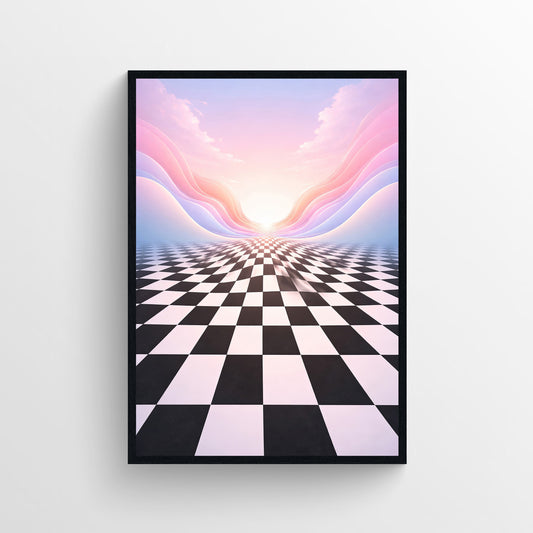 Soft Collapse Trippy Poster