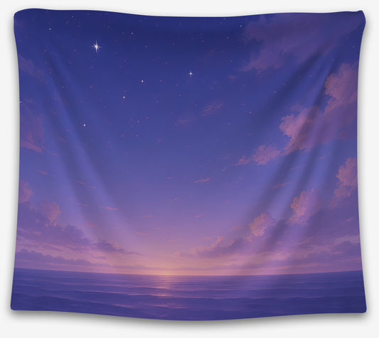 Starlit Horizon Tapestry