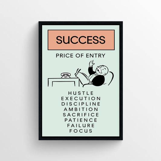 Success Monopoly Poster