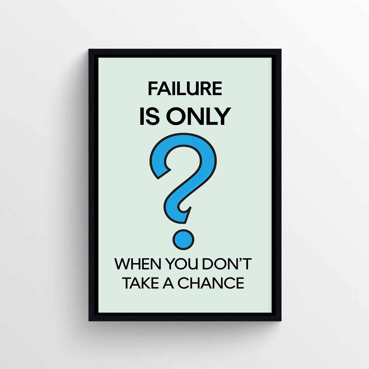Take the Chance Monopoly Poster