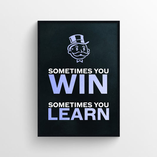 Win and Learn Poster