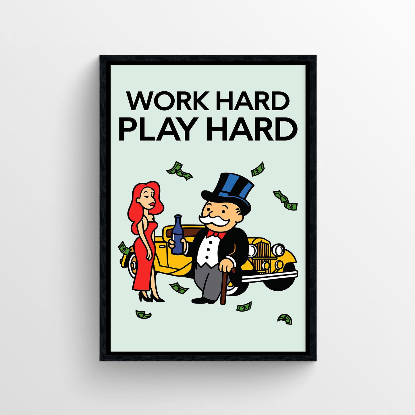 Work & Reward Monopoly Poster
