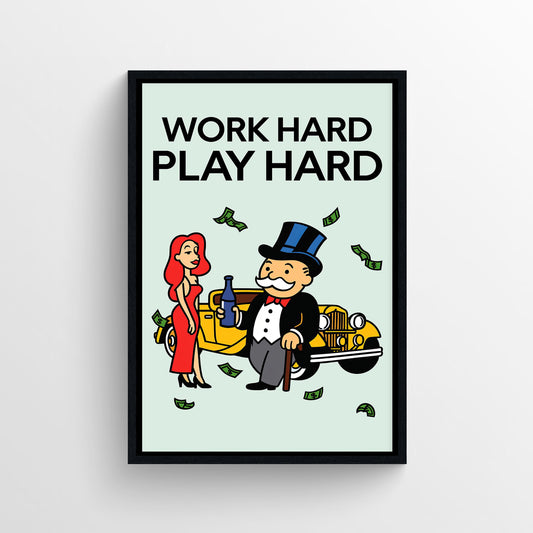 Work & Reward Monopoly Poster