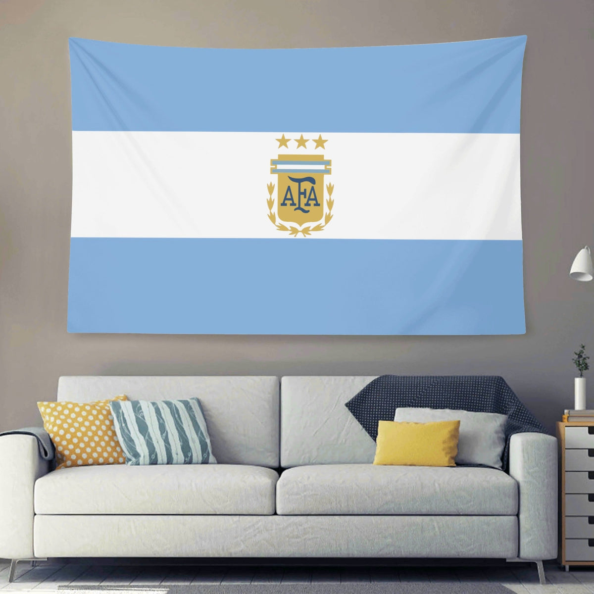 Argentina National Football Team AFA Crest Flag For 2026 World Copa - AthleteFlags
