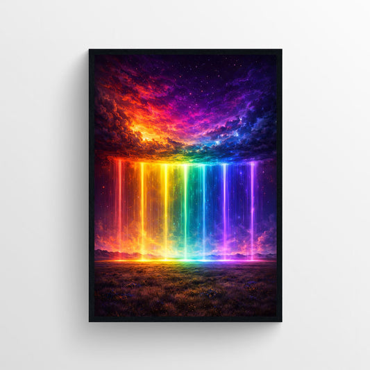 Chromatic Stormfront Trippy Poster - AthleteFlags