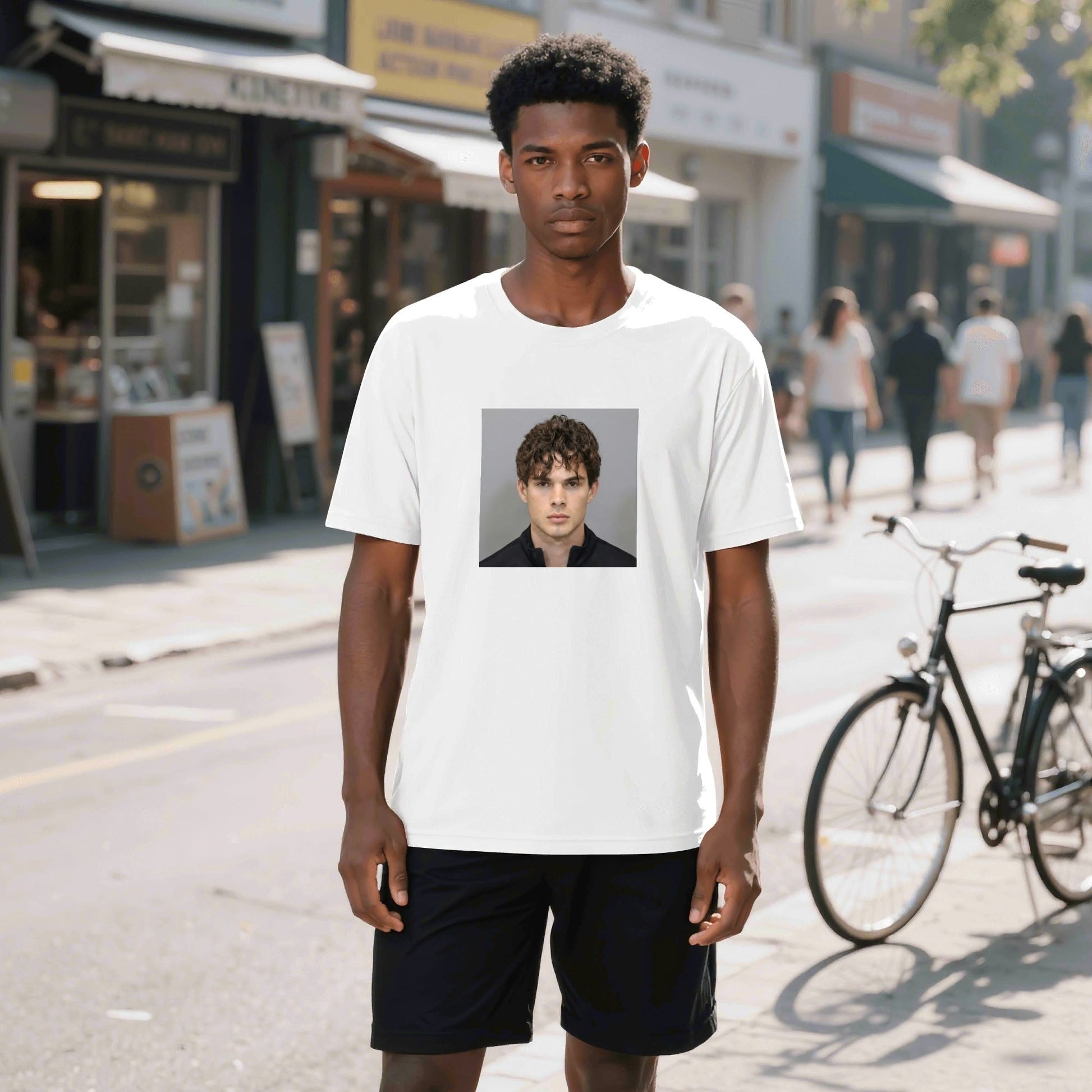 Clavicular Mugshot T-Shirt - AthleteFlags