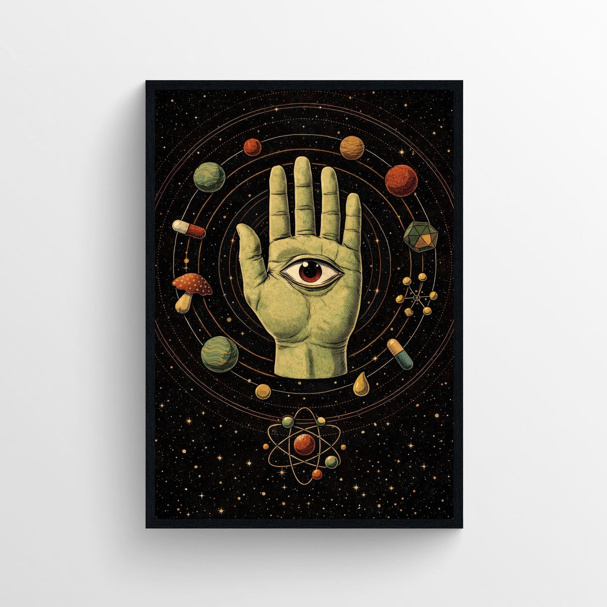 Cosmic Signal Trippy Poster - AthleteFlags