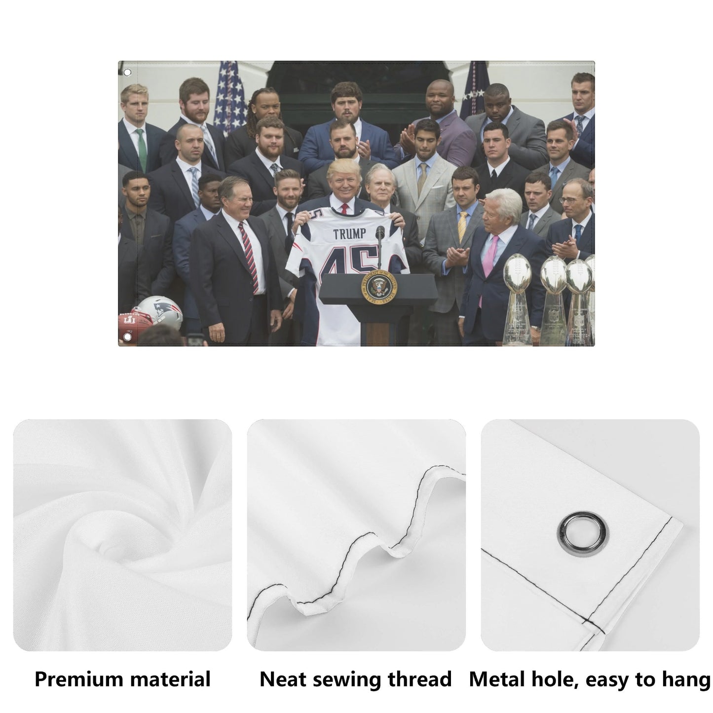 Donald Trump Patriots Team Flag - AthleteFlags