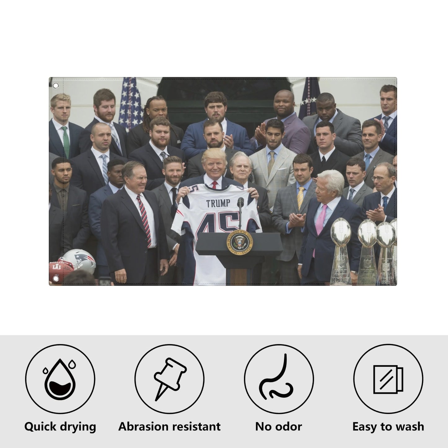 Donald Trump Patriots Team Flag - AthleteFlags