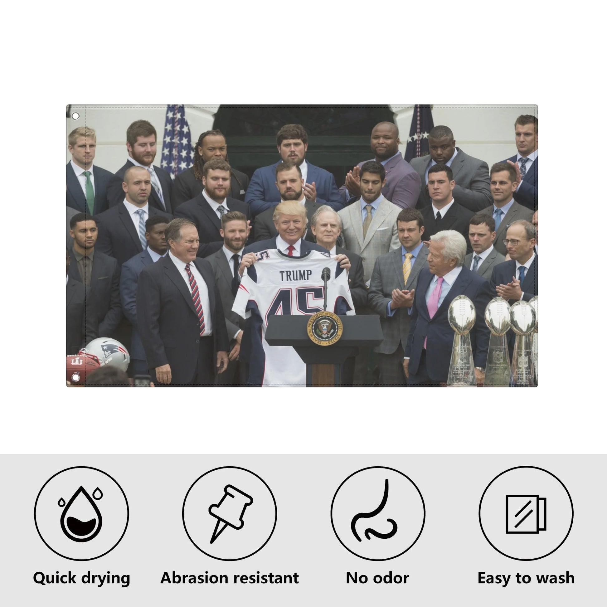 Donald Trump Patriots Team Flag - AthleteFlags