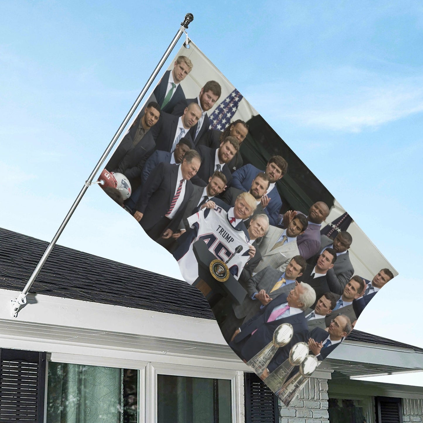 Donald Trump Patriots Team Flag - AthleteFlags