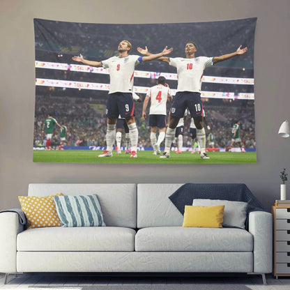 Harry Kane and Jude Bellingham England Vs. Mexico Celebration Flag For 2026 World Copa - AthleteFlags