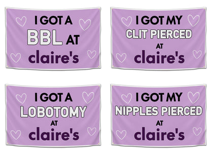 I Got It at Claire’s - AthleteFlags