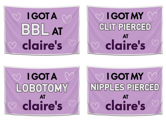 I Got It at Claire’s - AthleteFlags