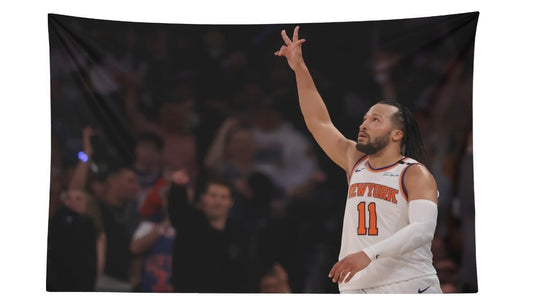 Jalen Brunson 3 Point Celebration Flag - AthleteFlags