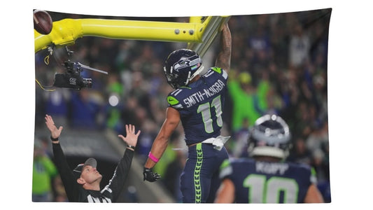 Jaxon Smith - Njigba JSN Dunk Touchdown Celebration Flag - AthleteFlags