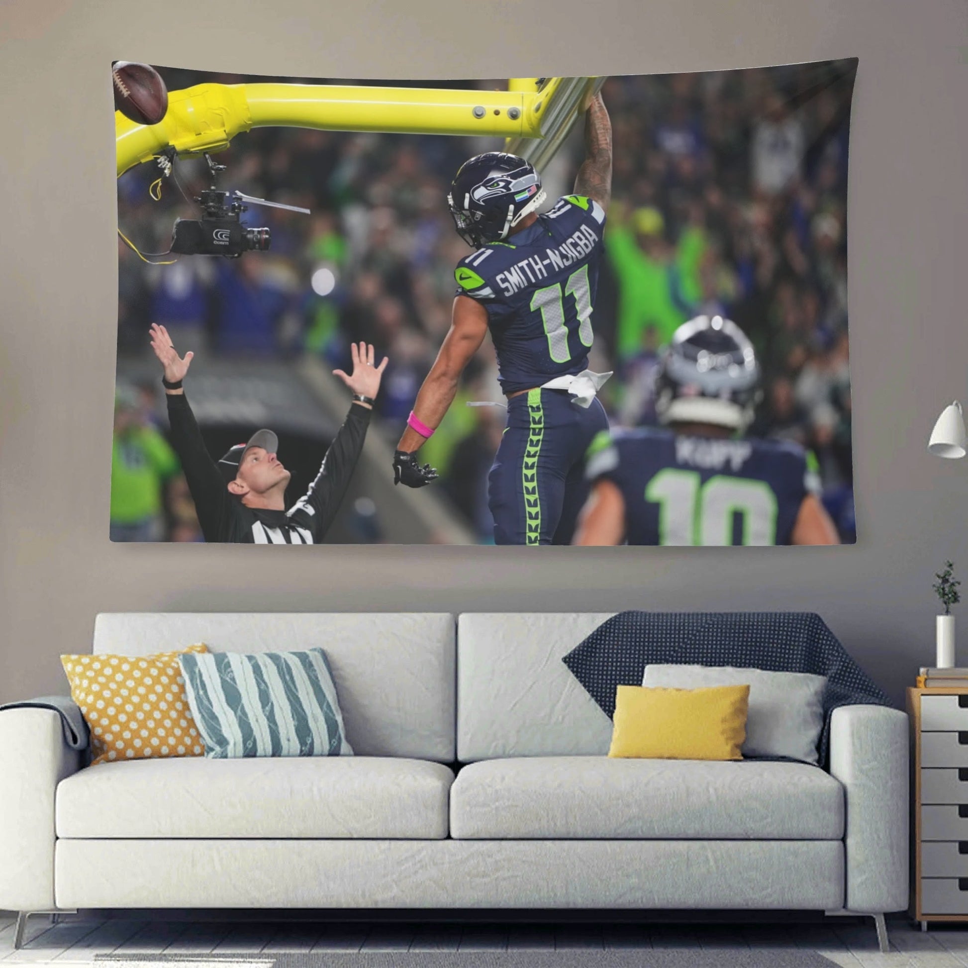 Jaxon Smith - Njigba JSN Dunk Touchdown Celebration Flag - AthleteFlags