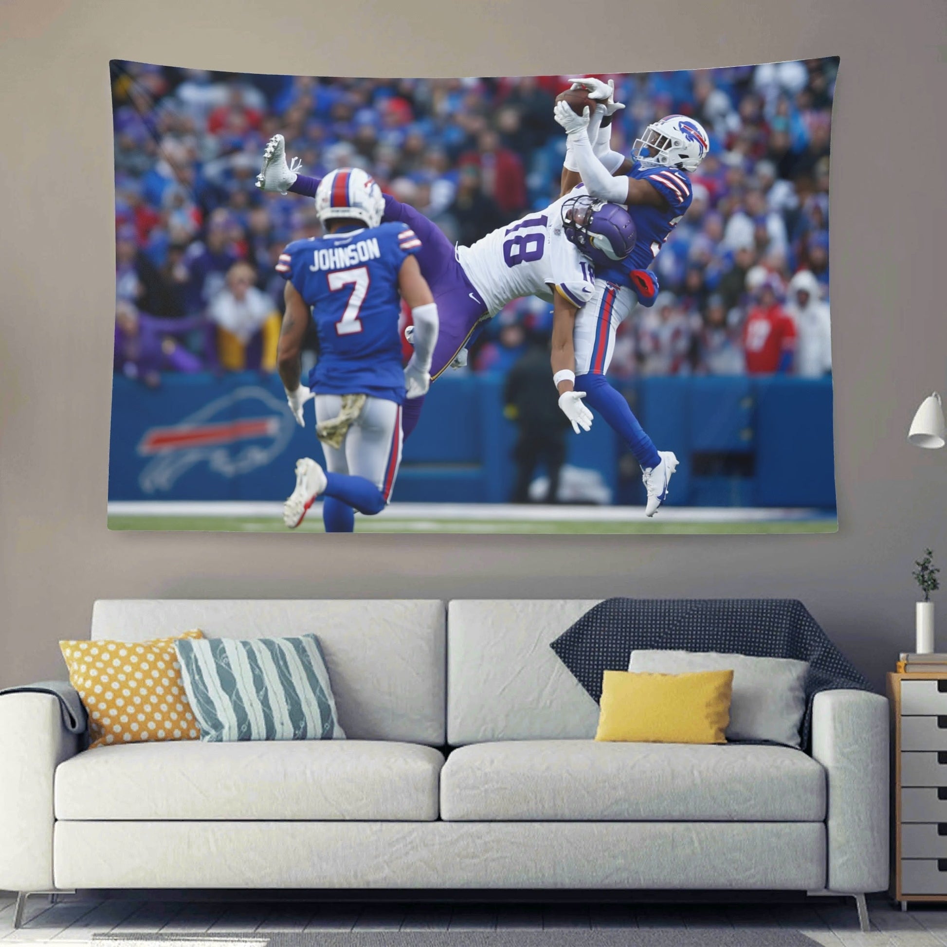 Justin Jefferson One - Hand Catch Flag - AthleteFlags