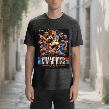 Knicks 2026 NBA Finals Champions T-Shirt - AthleteFlags