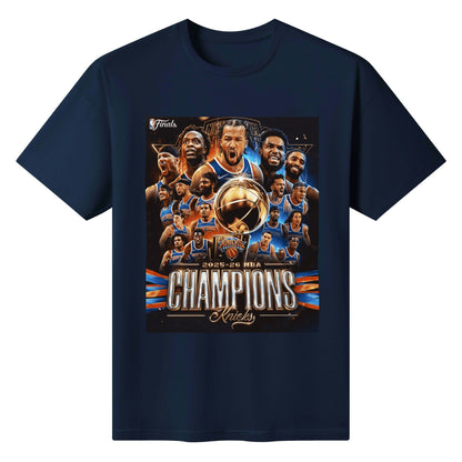 Knicks 2026 NBA Finals Champions T-Shirt - AthleteFlags