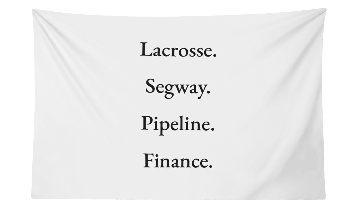 Lacrosse. Segway. Pipeline. Finance. Flag - AthleteFlags