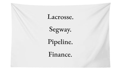 Lacrosse. Segway. Pipeline. Finance. Flag - AthleteFlags