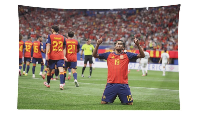 Lamine Yamal Celebration Flag For 2026 World Copa - AthleteFlags