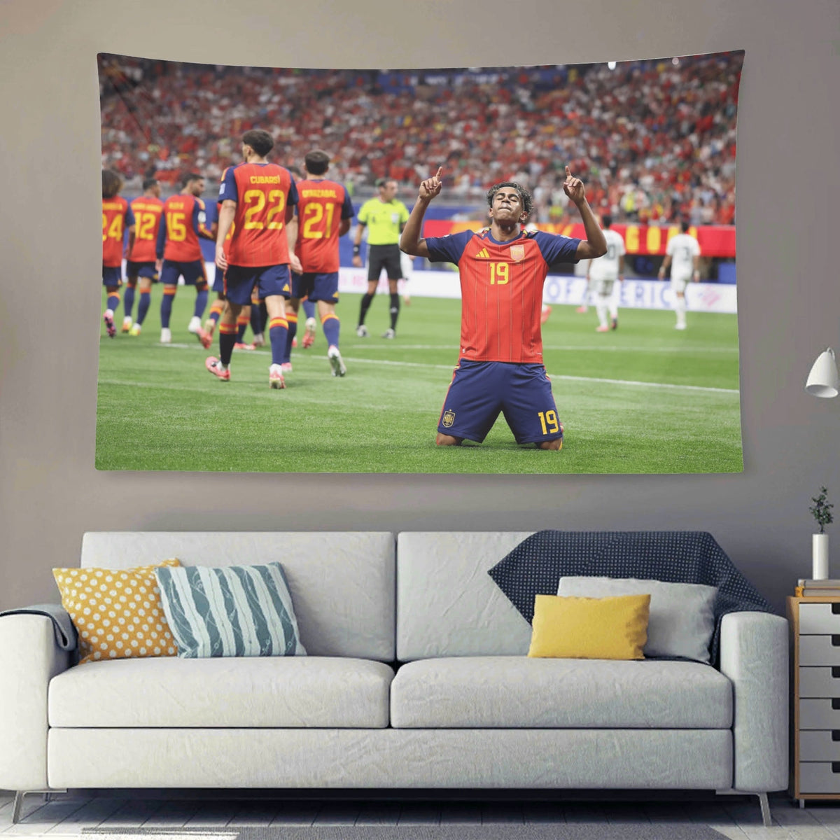 Lamine Yamal Celebration Flag For 2026 World Copa - AthleteFlags