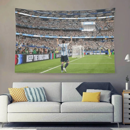 Lionel Messi Argentina Vs. Austria Flag For 2026 World Copa - AthleteFlags