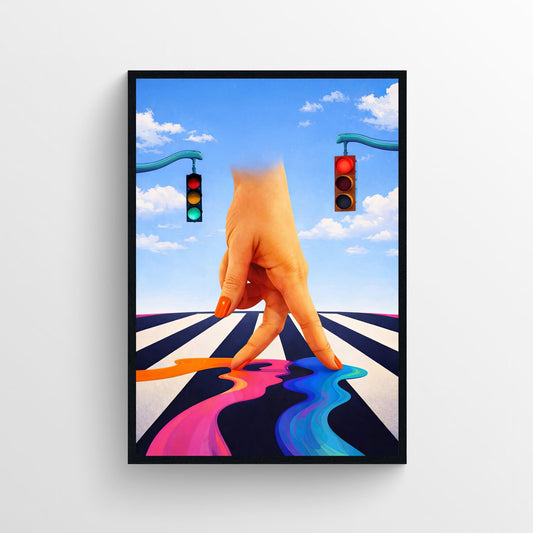 Mixed Signals Trippy Poster - AthleteFlags