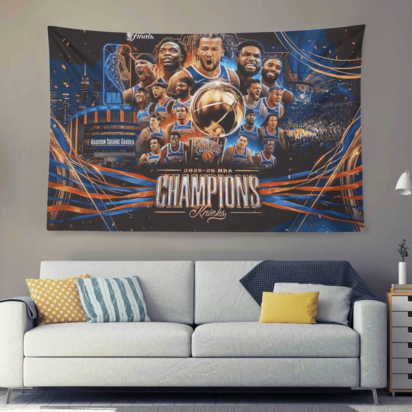 New York Knicks NBA Finals Champions Flag - AthleteFlags