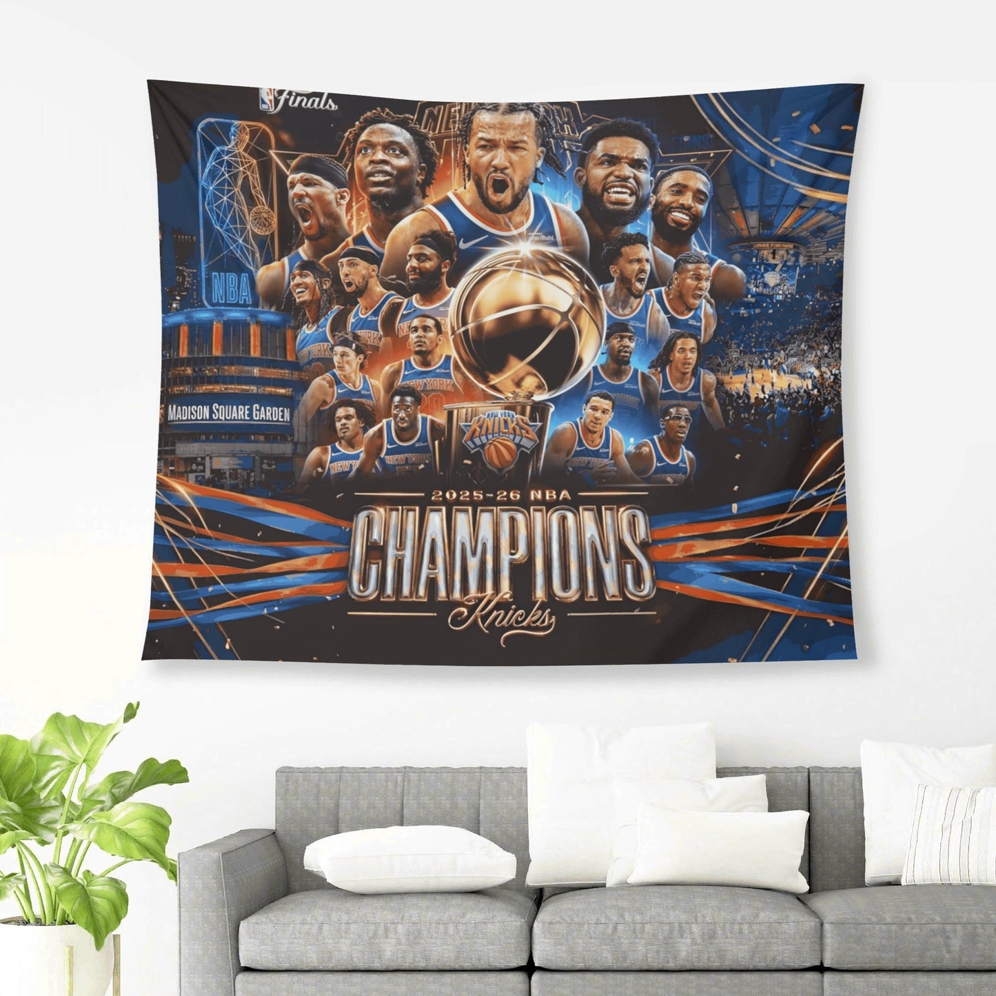 New York Knicks NBA Finals Champions Flag - AthleteFlags