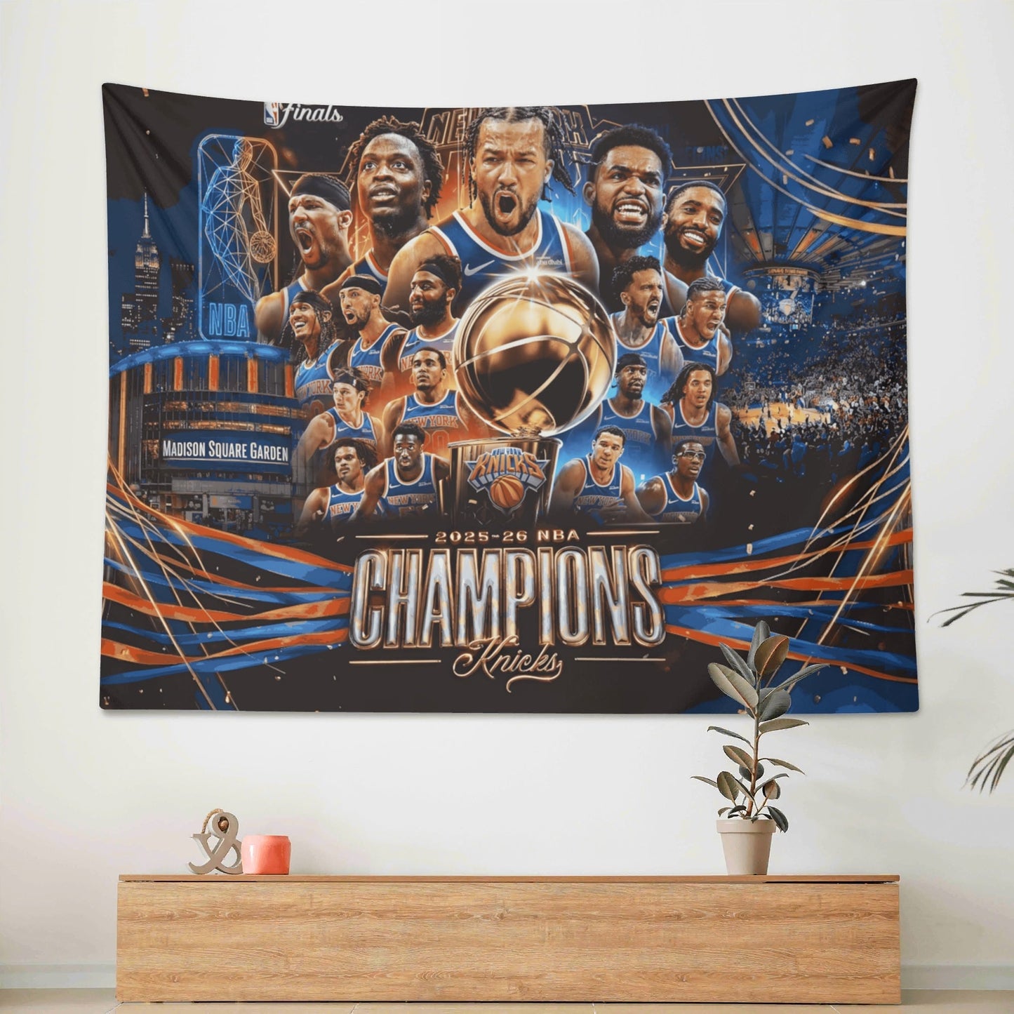 New York Knicks NBA Finals Champions Flag - AthleteFlags