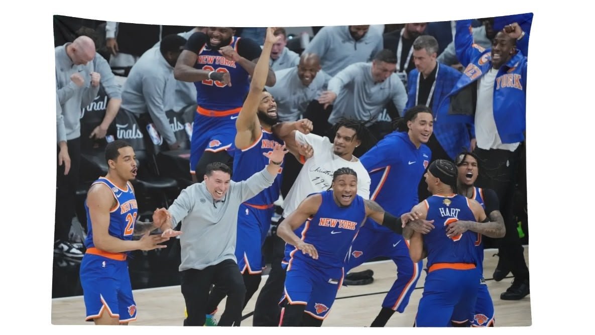 New York Knicks Win The NBA Finals Flag - AthleteFlags