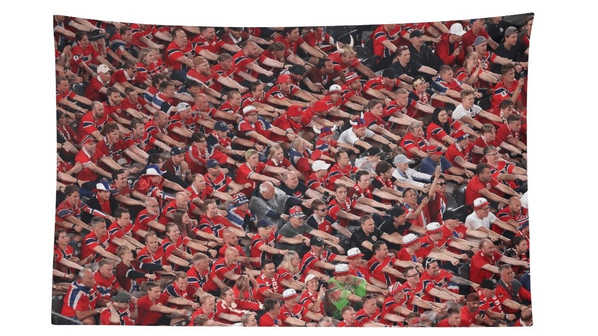 Norway Fan Viking Row Celebration Flag For 2026 World Copa - AthleteFlags