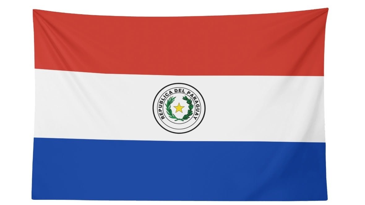 Paraguay National Flag for 2026 World Cup - AthleteFlags