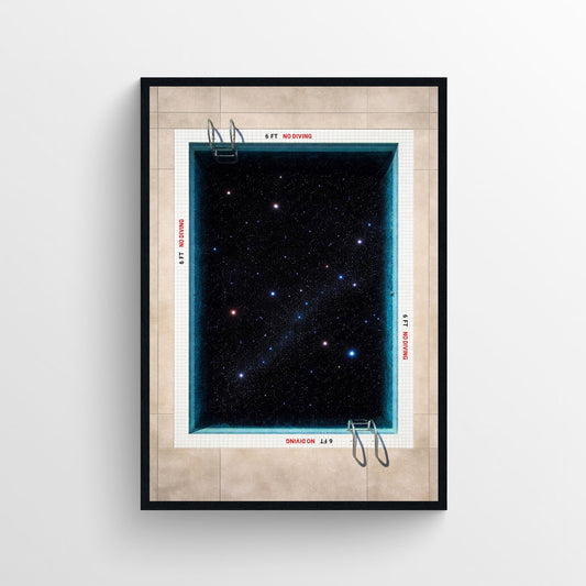 Pool Without Bottom Trippy Poster - AthleteFlags