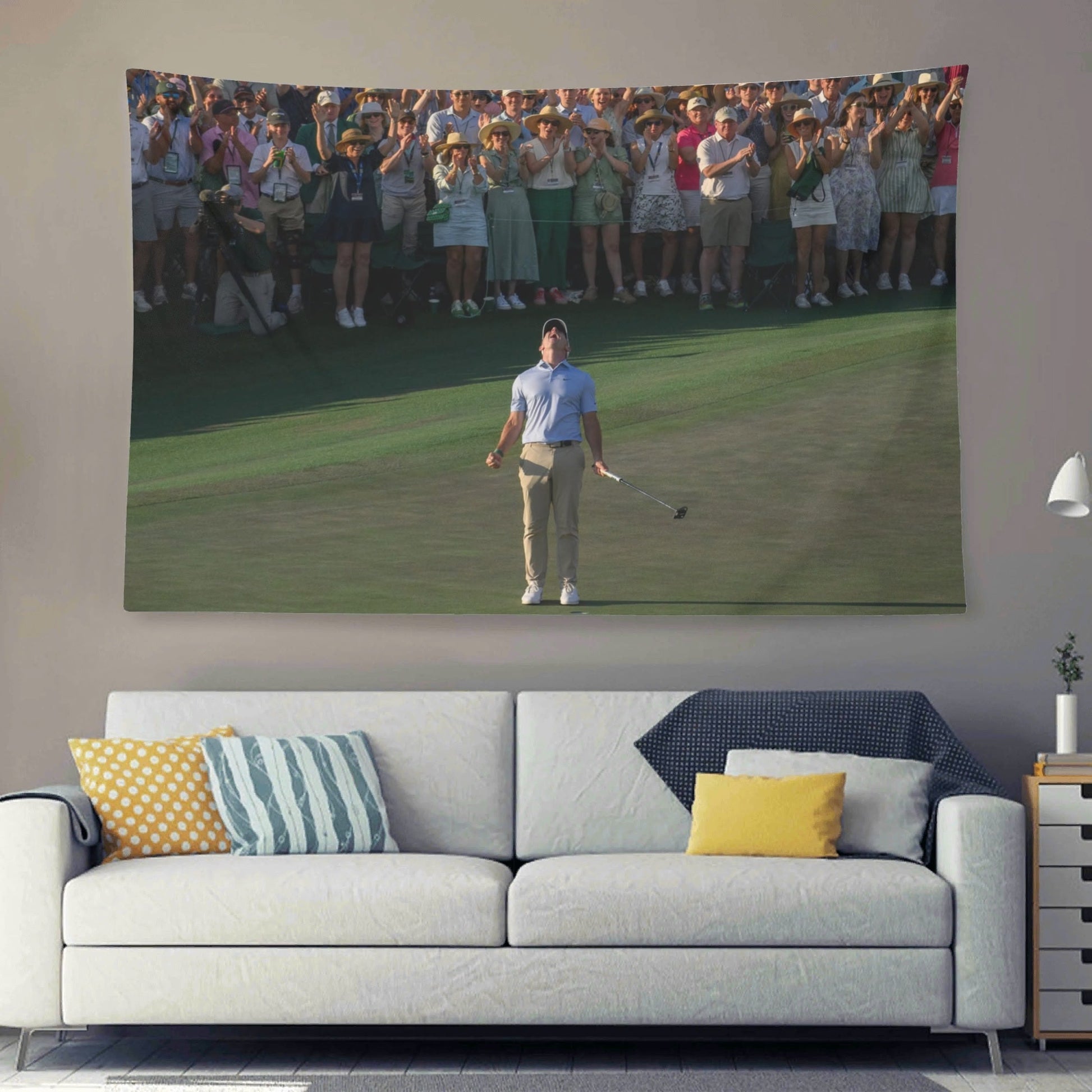 Rory McIlroy 2026 Masters 18th Hole Celebration Flag - AthleteFlags