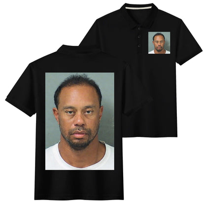 Tiger Woods 2017 Mugshot Polo - AthleteFlags