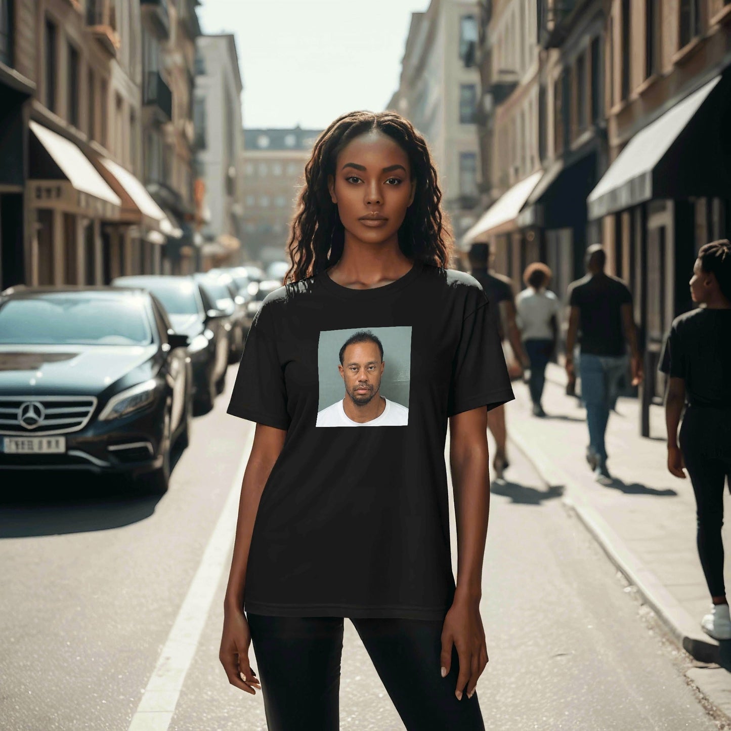 Tiger Woods 2017 Mugshot T-Shirt - AthleteFlags