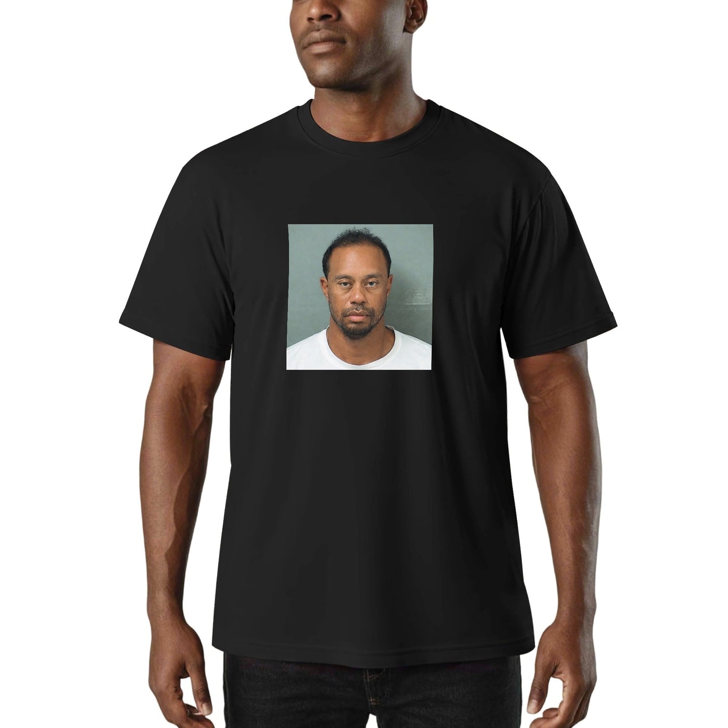 Tiger Woods 2017 Mugshot T-Shirt - AthleteFlags