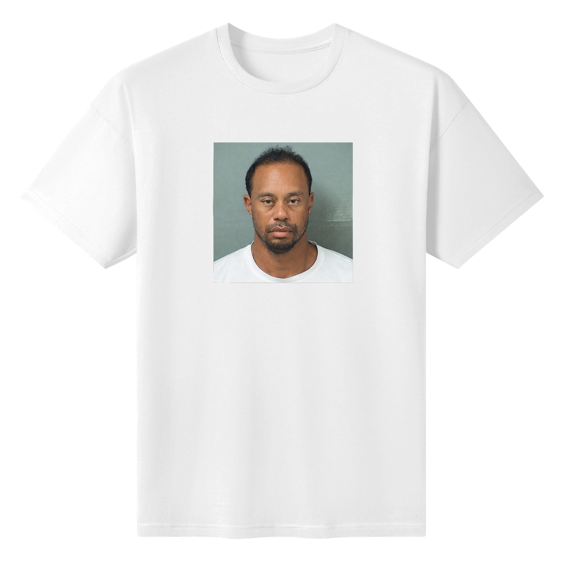 Tiger Woods 2017 Mugshot T-Shirt - AthleteFlags