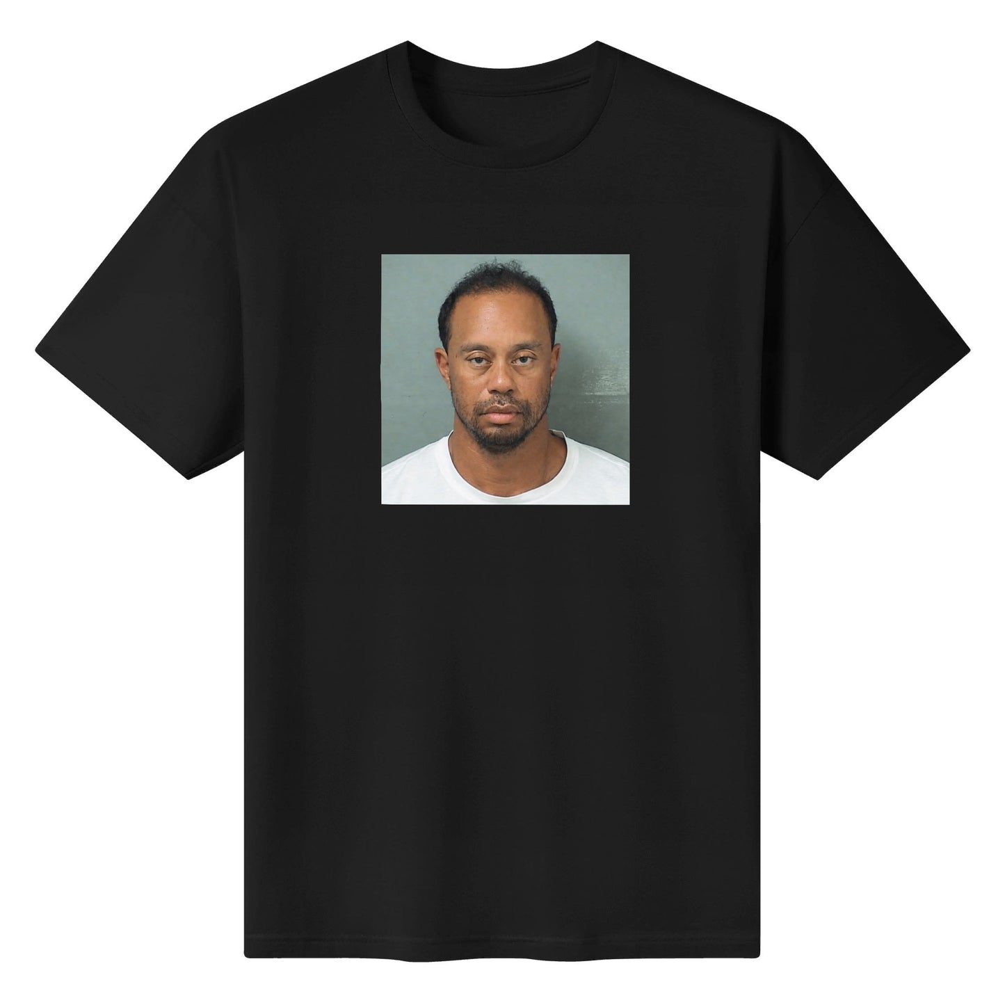 Tiger Woods 2017 Mugshot T-Shirt - AthleteFlags