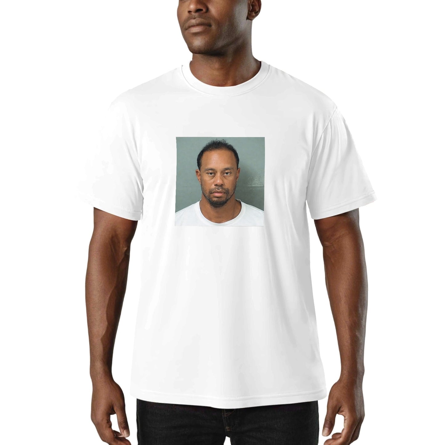 Tiger Woods 2017 Mugshot T-Shirt - AthleteFlags
