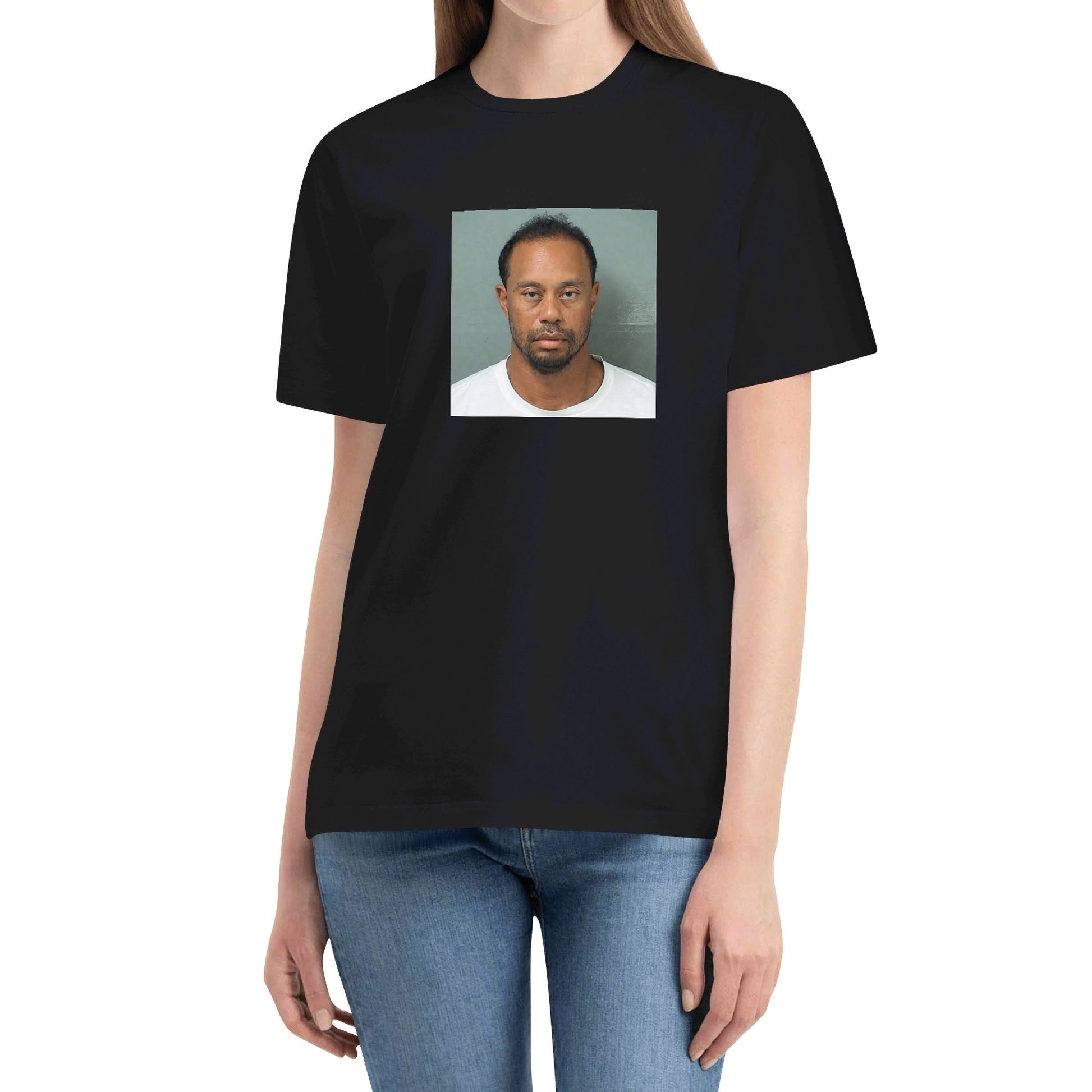 Tiger Woods 2017 Mugshot T-Shirt - AthleteFlags
