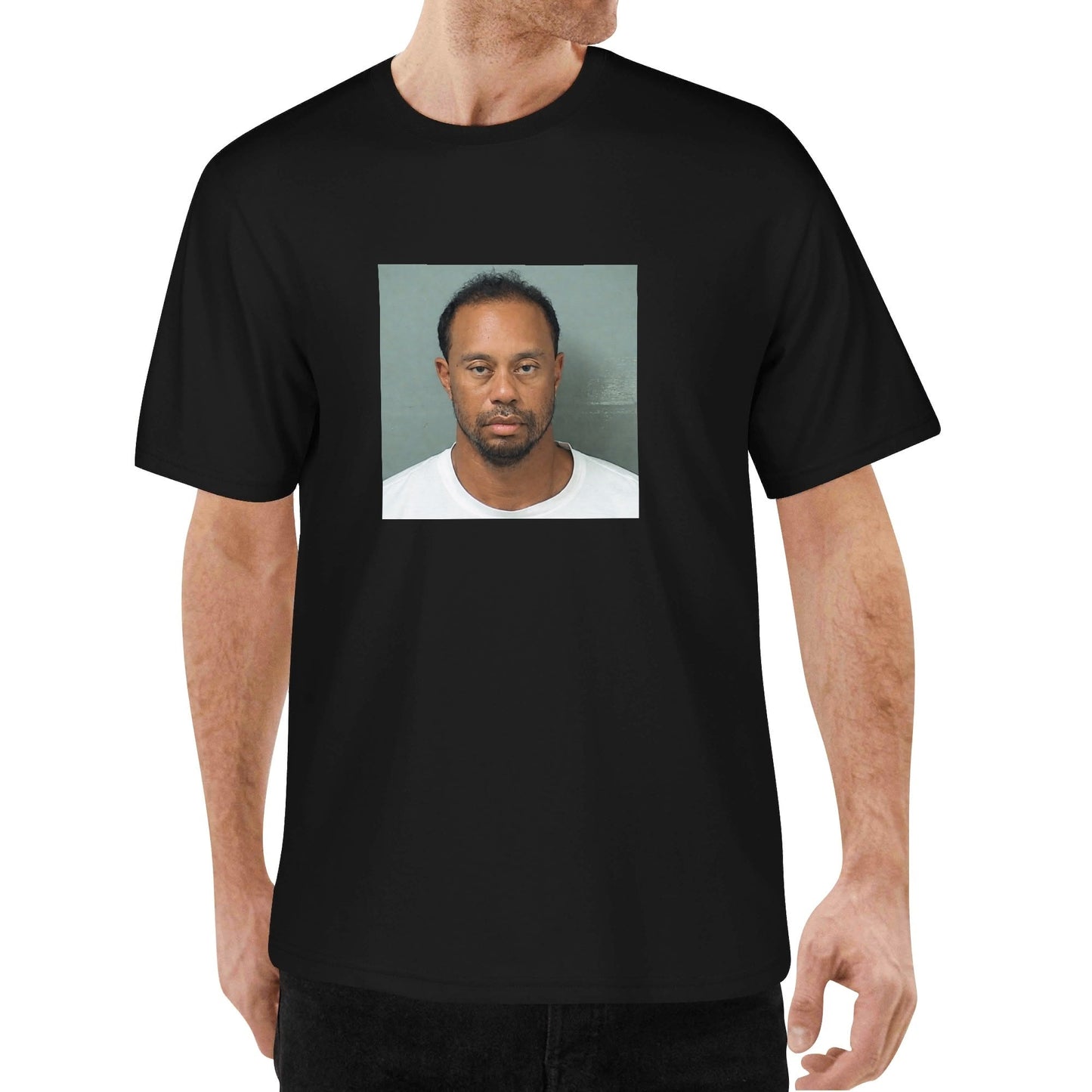 Tiger Woods 2017 Mugshot T-Shirt - AthleteFlags